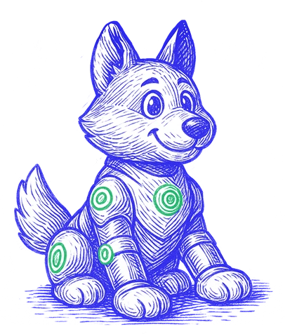 Автор игрушки щенок «Арктика» — юрист Виктория Калюжная.