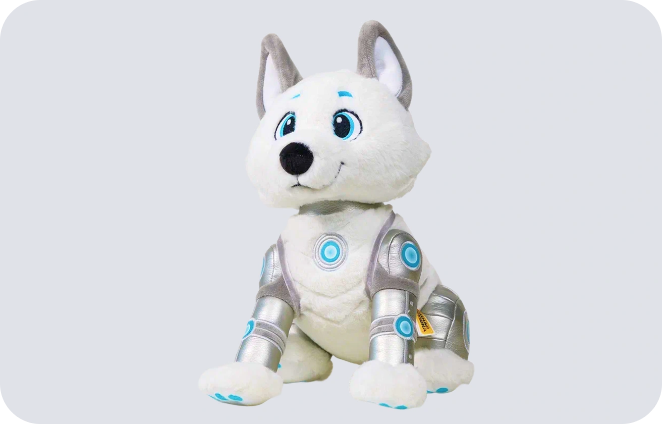 Автор игрушки щенок «Арктика» — юрист Виктория Калюжная.