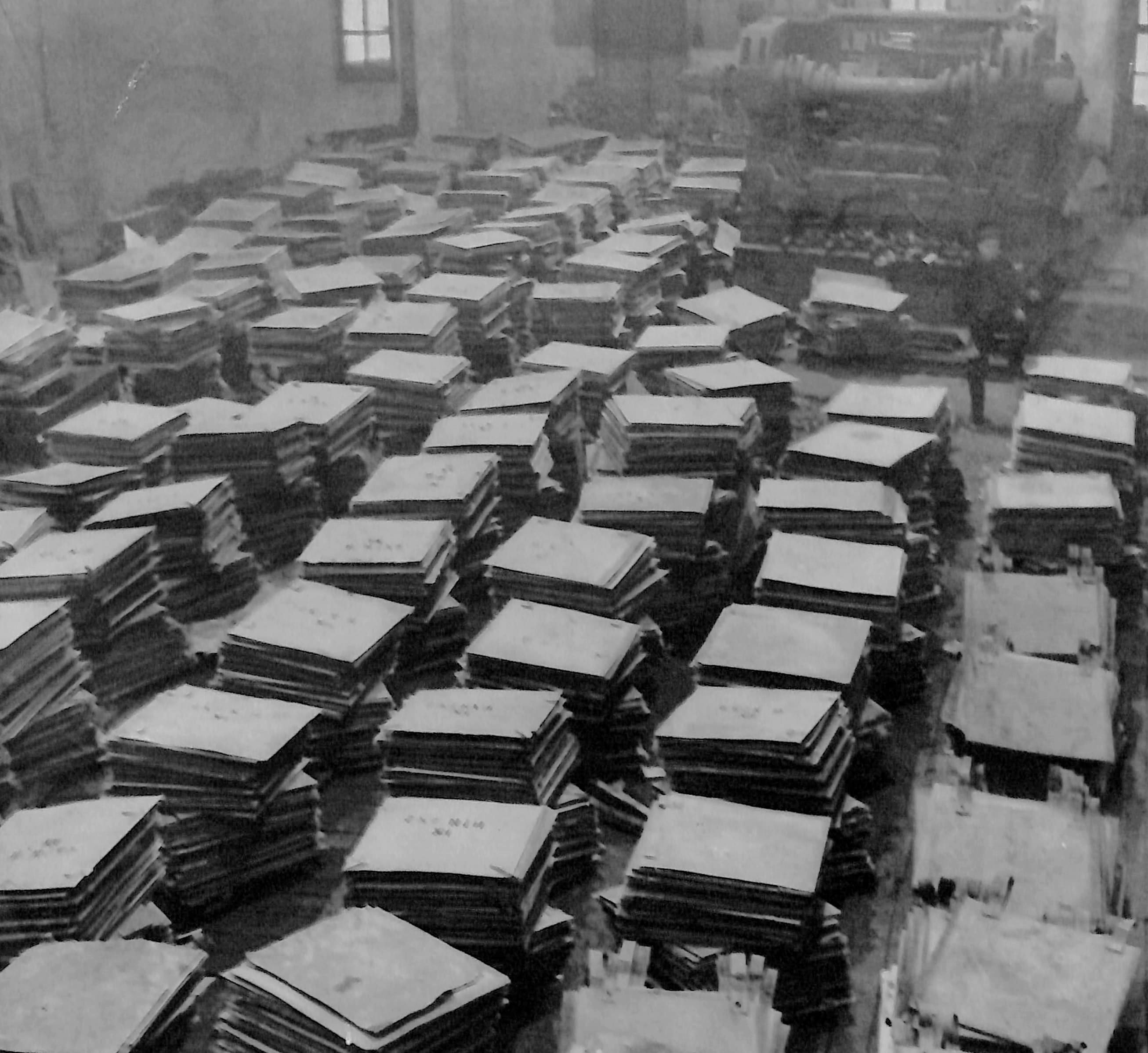 Катодный никель в складе готовой продукции, после 1940 г. © МУЗЕЙ НОРИЛЬСКА